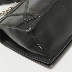 Dior Black Leather Medium Diorama Shoulder Bag