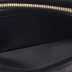 Pre Owned Dior Black Cannage Patent Leather Lady Dior Continental Wallet