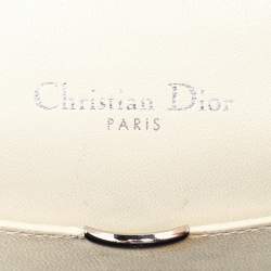 Dior Off White Leather and Sequin Mini Diorama Flap Bag