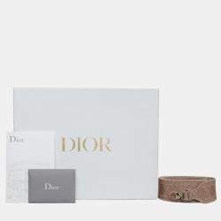 Christian Dior Pink Embroidered Canvas Medium D-Lite Lady Dior bag
