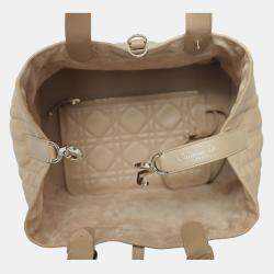 Pre Owned Christian Dior Beige Medium Toujours Bag