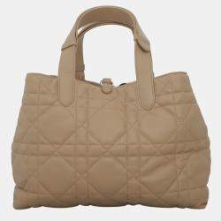 Pre Owned Christian Dior Beige Medium Toujours Bag