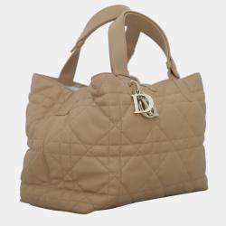 Pre Owned Christian Dior Beige Medium Toujours Bag