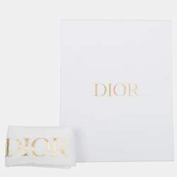 Pre Owned Christian Dior White/ Blue Small DiorCamp Messenger Bag