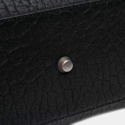 Dior Black Canyon Grained Lambskin Lady Dior Large Bag