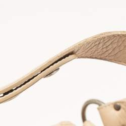 Pre Owned Dior Beige Leather Mini Gaucho Crossbody Bag