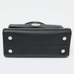 Pre Owned Dior Black Leather Mini Diorever Tote