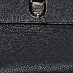 Pre Owned Dior Black Leather Mini Diorever Tote