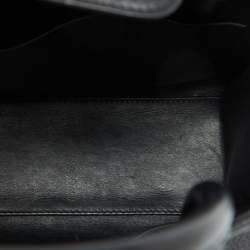 Pre Owned Dior Black Leather Mini Diorever Tote