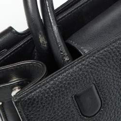 Pre Owned Dior Black Leather Mini Diorever Tote