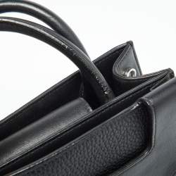 Pre Owned Dior Black Leather Mini Diorever Tote