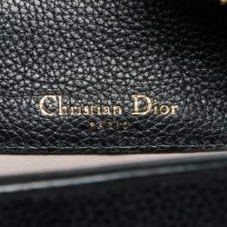 Pre Owned Dior Black Leather Open Bar Tote