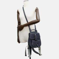 Dior Navy Blue Backpack Saddle Gallop Backpack