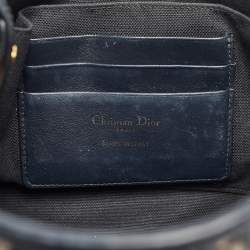 Pre Owned Dior Navy Blue Oblique Jacquard Canvas 30 Montaigne Dea Pouch