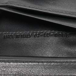 Pre Owned Dior Black Cannage Patent Leather Lady Dior French Wallet