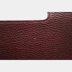 Christian Dior Burgundy Pebbled Leather Medium Diorever Bag