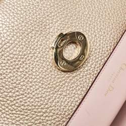 Dior Bronze Leather Mini Be Dior Top Handle Bag