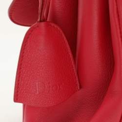 Pre Owned Dior Pink Leather Large Diorling Shoulder Bag