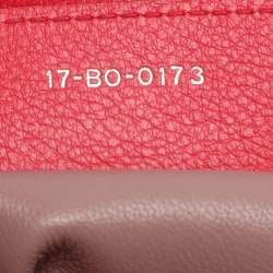 Pre Owned Dior Pink Leather Large Diorling Shoulder Bag