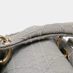 Dior Grey Medium Cannage Lady D-Lite