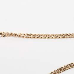 Dior Beige Patent Leather Diorama Wallet on Chain