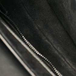 Pre Owned Dior Black Leather Saddle Bag