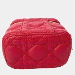 Pre Owned Dior Red LADY Dior Shoulder Bag