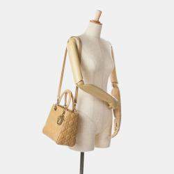 Dior Medium Lambskin Cannage Lady Dior