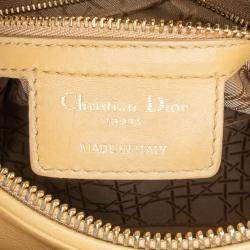 Dior Medium Lambskin Cannage Lady Dior