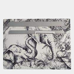 Christian Dior Toile De Jouy Peacock Card Holder