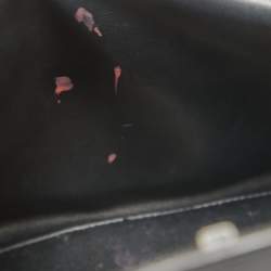 Pre Owned Dior Black Printed Leather Small Be Dior Flap Top Handle Bag