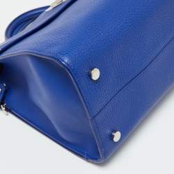 Dior Blue Leather Medium Diorever Tote