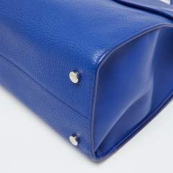 Dior Blue Leather Medium Diorever Tote