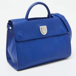 Dior Blue Leather Medium Diorever Tote