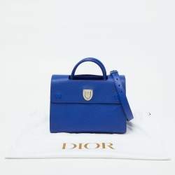 Dior Blue Leather Medium Diorever Tote