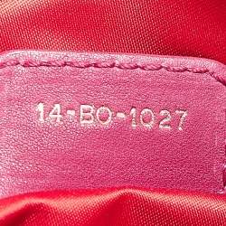Dior Pink Leather Gipsy Ruffle Hobo