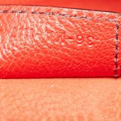 Pre Owned Dior Red Leather Diorangeles Tote