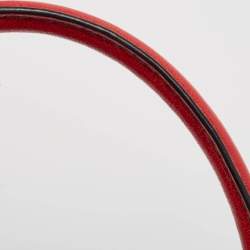 Pre Owned Dior Red Leather Diorangeles Tote