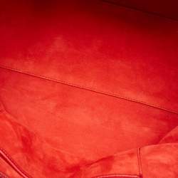 Pre Owned Dior Red Leather Diorangeles Tote