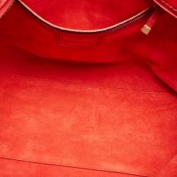 Pre Owned Dior Red Leather Diorangeles Tote