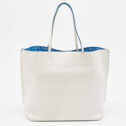 مملوكة مسبقًا Dior White Cannage Perforated Leather Dioriva Tote