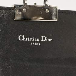 Dior Black Cannage Leather Miss Dior Compact Wallet