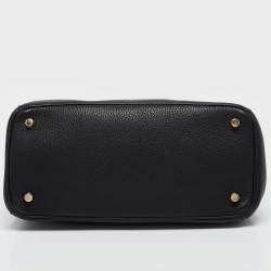 Dior Black Leather Small Be Dior Flap Top Handle Bag