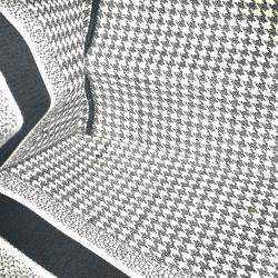 Pre Owned Dior White/Black Houndstooth Book Tote Bag