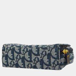 Christian Dior Navy Saddle Trotter Pouch Bag