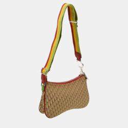 Christian Dior Rasta Trotter Saddle Shoulder Bag