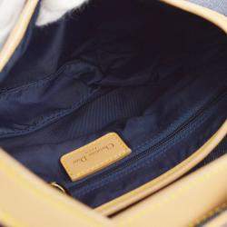 Christian Dior Blue Denim Saddle Handbag