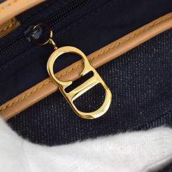 Christian Dior Blue Denim Saddle Handbag