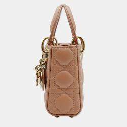 Dior Pink Micro Lady Dior Shoulder Bag