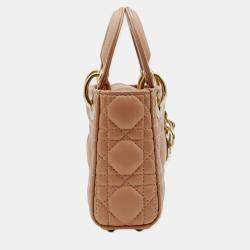 Dior Pink Micro Lady Dior Shoulder Bag